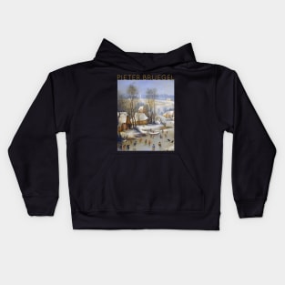 Pieter Bruegel The Elder - Winter Landscape with Bird Trap Kids Hoodie